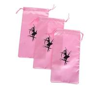IMIKEYA 3 Pezzi Borsa per Scarpe da Balletto con Coulisse per Ragazze Borsa da Ballo Versatile per Palestra Viaggio e Deposito di Scarpe per Allenamento e Diario