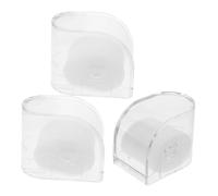 IMIKEYA 3 Pezzi cassa dell'orologio supporto per l'organizzatore dell'orologio espositore per gioielli espositore per orologi Case di orologio trasparente Transparent