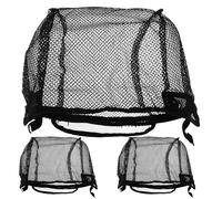 IMIKEYA 3 Pezzi Cuffie per Parrucche a Rete Nera Calotte Resistenti e Traspiranti Cuffie per la Fabbricazione di Parrucche Adatte per Uso Quotidiano e Acconciature Femminili