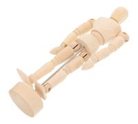 IMIKEYA 3 Pezzi Manichino da Disegno in Legno per Artisti, Snodi Mobili | Leggero e Portatile, Strumento di Riferimento per Scultori e Pittori, Aula e Regalo di Natale