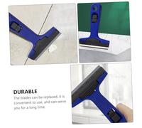 IMIKEYA 3 pezzi spatole da parete portatili blu per la pulizia dei vetri e con lame sostituibili resistenti e design sicuro per rimuovere le macchie