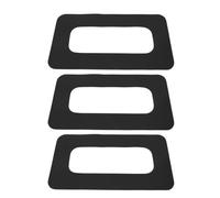 IMIKEYA 3 Pezzi Toppa per Base Pinna SUP in PVC Nero per Longboard | Montaggio Posteriore, Adatta a Pinna Sup e Longboard, Uso in Acqua per Principianti e Avanzati