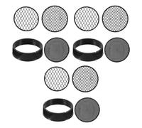 IMIKEYA 3 Set Setaccio per Terreno in Plastica Nero con Reti Intercambiabili, Set per Giardinaggio Esterno e Cantiere, Migliora L'analisi del Suolo la Crescita delle Piante