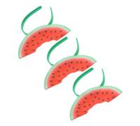 IMIKEYA 3pezzi Fascino di Frutta Forma di Anguria Cerchietto per Capelli Estivo Accessori per Capelli alla Moda Adatti per Eventi all Aperto e Costumi da Ballo Comodo e Leggero