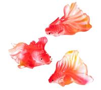 IMIKEYA 3pezzi Miniature Figurines Resin Aquarium Decorations for Fish Tank Office Landscaping Unique Bonsai Animal Sculptures