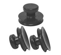 IMIKEYA 3pezzi Ventose per Campane Tibetane in Gomma Facile da Installare e Usare Design Pratico Forte Potenza di Aspirazione Adatto per Campane Tibetane e Sonore