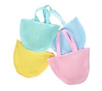IMIKEYA 4 pezzi Borsa di stoccaggio rapida e per raccogliere e giocattoli di sabbia Pouch portatile per accessori per il nuoto e l'esplorazione all'aria