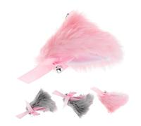 IMIKEYA 4 Pezzi Fermagli Orecchie Gatto con Campanellini Clip Leggere per Cosplay Halloween Natale Feste Accessori Costume Lolita e Maturo