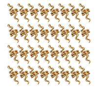 IMIKEYA 40pezzi Fermagli per Capelli Forma di Serpente per Dreadlock Mini Gioielli Spirale in Lega d Oro per Styling dei Capelli per Trecce Accessori per Dreadlock da Donna