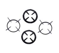 IMIKEYA 4pezzi Fornelli Gas Due Stili Diversi Anelli di Supporto per Wok Supporti per Bruciatori Gas Materiali di Non Si Deformano Resistenti al Calore Freddo