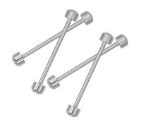 IMIKEYA 4pezzi Kit di Parti e Accessori per Orologi di Aste per Tubi Vite in Acciaio Viti di Ricambio per Orologi da Perni per Attacchi Parti di Collegamento per Cinturino di Riparazione