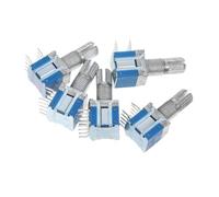 IMIKEYA 5 pezzi Unità Encoder Rotativo Affidabile con Albero Metallico Selettore Multi Posizioni per Sistemi Audio Industriali e Dispositivi Compatti