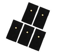 IMIKEYA 5 Pezzi Velvet Watch Storage Bag With Snap Button Closure Portable Single Watch Pouch For Men And Women Travel-friendly Protective Sleeve For Wristwatches And Jewelry Organizer