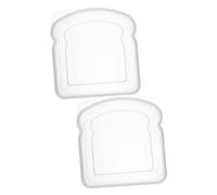 IMIKEYA 5 Pz Toast Portatile Contenitore Trasparente Per Sandwich Contenitore Con Coperchio Contenitori Sandwich Per Adulti Sandwich Piccolo Contenitore Trasparente Scatole Per Pp