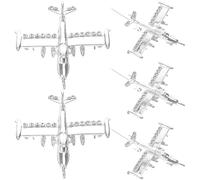 IMIKEYA 5 spille per aereo da donna in metallo per cappotti, maglioni e vestiti, badge dorati con disegno aereo del fumetto, accessorio per feste, regali, 4.00X4.00X1.40CM, Metallo, strass