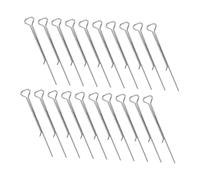 IMIKEYA 50pezzi Porta Stoppini per Candele in Acciaio Resistente Strumenti di Centraggio per Stoppini Accessori per Fabbricazione di Candele Fai da Te