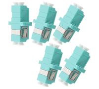 IMIKEYA 5pezzi Adattatore Patch in Fibra Ottica Lc Connettore Fibra Lc Da Accoppiatore Per Interconnessione Di Rete Adattatore Per Cavo