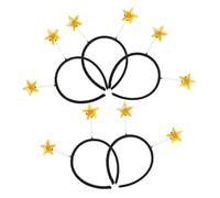 IMIKEYA 5pezzi Cerchietto per Capelli Antenne Stella Accessori per Costumi da Marziano per Feste Tema Decorazioni per Natale Halloween Capodanno