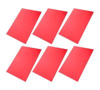 IMIKEYA 6 pellicole per diffusori di luce in PVC trasparente e rosso filtro della luce per fotografia in aula ed effetti visivi lamelle attenuatrici di colore per progetti educativi e