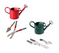 IMIKEYA 6 Pezzi Miniature Dollhouse Gardening Tool Alloy Accessories For Diy Garden Decor Random Colors Colore Casuale