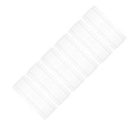 IMIKEYA 6 Pezzi Nail Tips Display Board in Plastica Trasparente Tavoletta Colori per Smalti Gel Campioni per Esposizione e Pratica Nail Art in Salone e Uso Personale