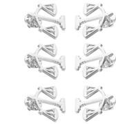 IMIKEYA 6 Pezzi Spilla a scaglie di metallo spilla per colletto perno della legge Spille con scaglie di bilancia Silver