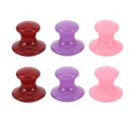 IMIKEYA 6 strumenti di massaggio facciale: raschiatura Gua Sha, massaggiatore viso e collo a forma di fungo, strumento di digitopressione e cura della pelle per rilassamento termale