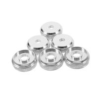 IMIKEYA 6pezzi Tappi Vite per Valvole per Tromba Coperture Viti Valvole Accessori per Strumenti Musicali Parti di Strumenti Sostituzione Coperchio Inferiore e Superiore Viti per Bottoni