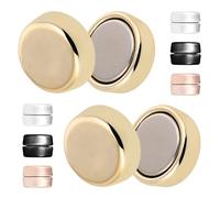 IMIKEYA 8 Paia di Fibbie Magnetiche per Hijab e Sciarpa, Accessori Moda senza Spillo in Metallo, Clip Antiscivolo Leggere per Donne, per Lavoro, Matrimoni e Feste