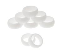 IMIKEYA 8 pezzi Anelli in silicone da uomo Anelli sportivi resistenti e flessibili per allenamento e palestra, design ergonomico odore per migliorare destrezza e presa