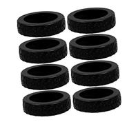 IMIKEYA 8 pezzi coperture protettive per ruote per valigie in silicone per ridurre il rumore, facile installazione, coperture anti-usura per bagagli, viaggi e uso quotidiano