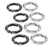 IMIKEYA 8 Pezzi Ear Cuff Earrings Non Piercing Hypoallergenic Stainless Steel Round Hoop Unisex Comfortable Fashion Jewelry For Sensitive Ears