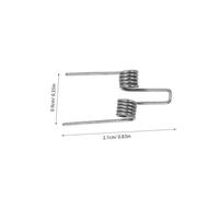 IMIKEYA 9 Pezzi Torsione Molle torsionali Metalliche Piccola torsionale Torsione per la Riparazione Sostituire torsionali Acciaio Inossidabile