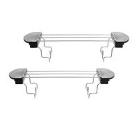 IMIKEYA Accessorio Portafette Multifunzionale 2 Pezzi in Acciaio Inossidabile per Tostapane Design Antiscottatura e Raffreddamento del Pane per Cucina