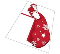 IMIKEYA Adesivo Murale Decorazione Natalizia Arredamento della Festa di Natale Porta Sospeso Ornamento Decorazioni Natalizie al Coperto Decorazioni Natalizie all'Interno Ornamenti di Legno