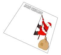 IMIKEYA Adesivo Murale Decorazione Natalizia Vacanza Arredamento Cornice della Porta di Buon Natale Decorazioni Natalizie per La Casa Porta delle Decorazioni Natalizie Carino di Legno