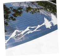 IMIKEYA Adesivo per auto e foresta bianca in vinile resistente per decorazione esterna del veicolo design Totem per le donne decalcomania durevole per tipo di auto