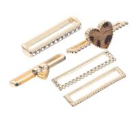 IMIKEYA Anelli decorativi per cinturino smart watch 5 pezzi in morbido silicone compatibile con smartwatch ciondoli leggeri per accessori da polso uso quotidiano e regalo