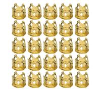 IMIKEYA Anelli per Chioma Trecce Metalliche Dorati 100 Pezzi Fermagli per Polsini Dreadlock Leggeri Sicuri per Donne Accessori per Feste Matrimoni Show