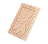 IMIKEYA Applique Intagliato Non Verniciato per Arredamento Decorazione per Porte Angolare Stabile