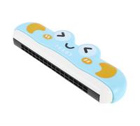 IMIKEYA Armonica per strumenti musicali per piccoli giocattoli per strumenti per principianti per Giochi musicali per plastica Sky-Blue