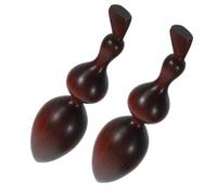 IMIKEYA Aste da massaggio in legno di palissandro 2 pezzi strumento manuale di riflessologia e digitopressione per massaggio profondo del corpo e rilassamento muscolare