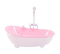 IMIKEYA Bagno Elettrico Per Con Spruzzatore Da Bagno e Divertimento Colore Rosa e Bianco Batterie Non Incluse