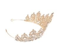 IMIKEYA Barocco per le Donne Leggero ed Ergonomico Tiara in Lega con Cristalli per Matrimoni Danze Concorsi e Feste Accessorio per Capelli Vintage Elegante