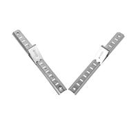 IMIKEYA Barra Supporto Per Ripiano Frigorifero in Acciaio 20 Cm Ganci Per Mensole e Accessori Per Congelatore Struttura Robusta e Multifunzionale Per Frigoriferi e Armadi Refrigerati