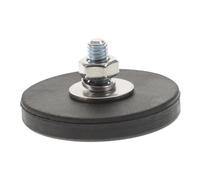 IMIKEYA Base Magnetica Rivestiti in Gomma Rotondi Magnete Per Targa Per Auto Per Auto Accessorio Di Illuminazione