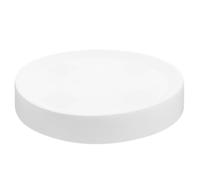 IMIKEYA Base per Vaso da Fiori con Ruote, Struttura PP e Ferro, Bianco | Vasi e Piante in Casa, Architettura Nascosta, Uso Facile, per Giardiniere