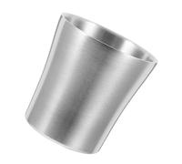 IMIKEYA Bicchiere d'Acqua Ventose con Ganci Bicchieri Isolanti Distributore di Collutorio Porta della Tazza di Spazzolino Tazze di Bicchieri Gancio a Ventosa Argento Acciaio Inossidabile