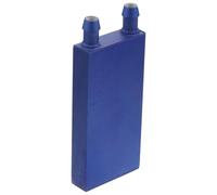 IMIKEYA Blocco d'acqua per CPU Alluminio 40X80 MM Uscita Laterale Blu Raffreddamento Liquido per PC Piccolo Radiatore per Sistema di Dissipazione del Calore
