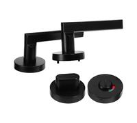 IMIKEYA Blocco divisorio del bagno Serratura porta indicatore Black